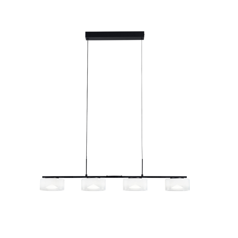 Moneglia - Lampada a sospensione 4 diffusori