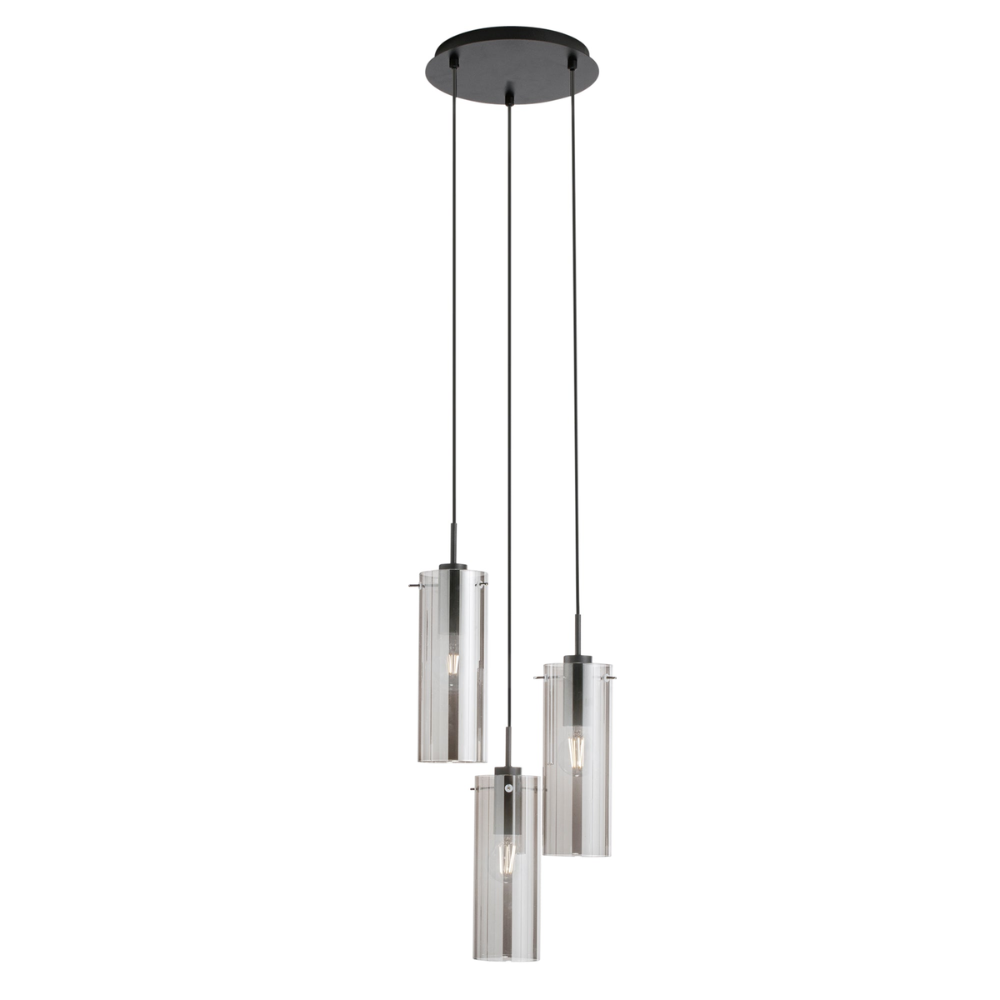 Dorgali - Lampada a sospensione 3 diffusori