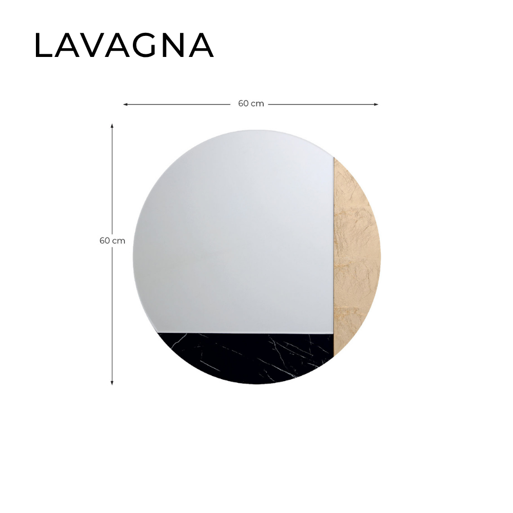 Lavagna - Specchio da parete