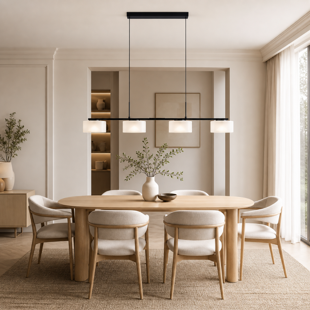 Moneglia - Lampada a sospensione 4 diffusori