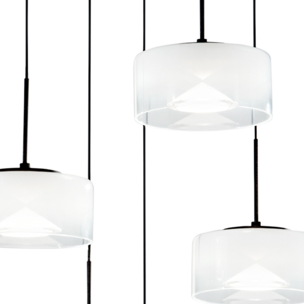 Moneglia - Lampada a sospensione 5 diffusori