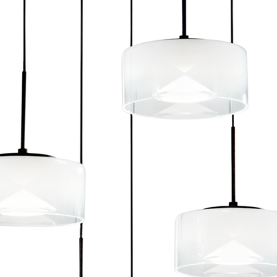 Moneglia - Lampada a sospensione 5 diffusori