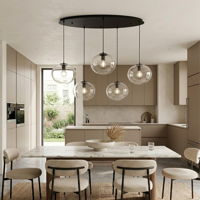 Melissa - Lampada a sospensione con 5 diffusori