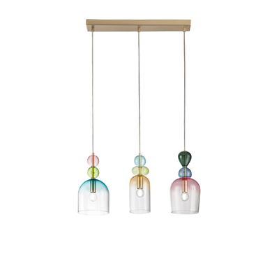 Nardò - Lampada a sospensione 3 diffusori