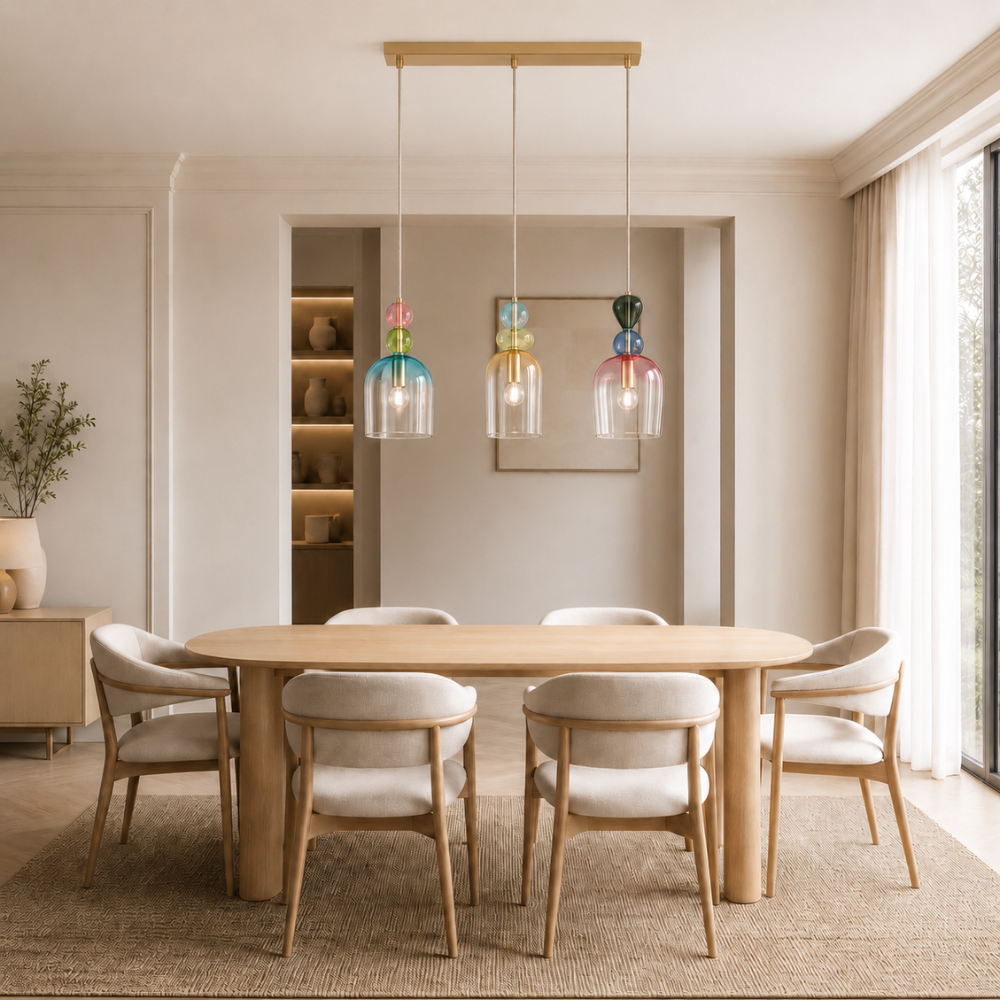 Nardò - Lampada a sospensione 3 diffusori