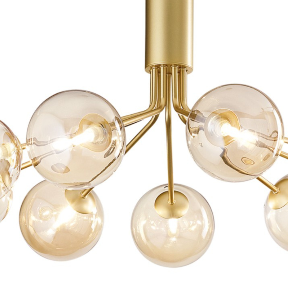 Surbo - Lampada a sospensione 9 diffusori