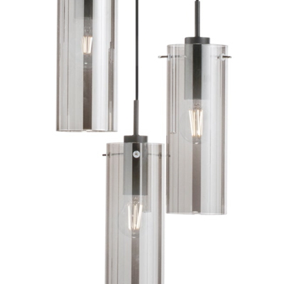 Dorgali - Lampada a sospensione 3 diffusori