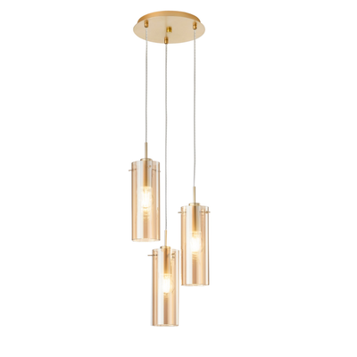 Dorgali - Lampada a sospensione 3 diffusori
