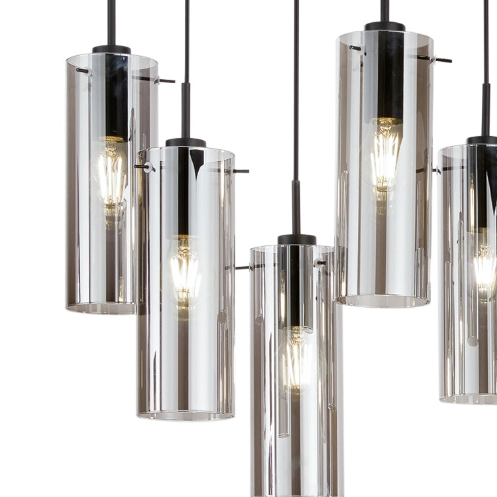 Dorgali - Lampada a sospensione 9 diffusori