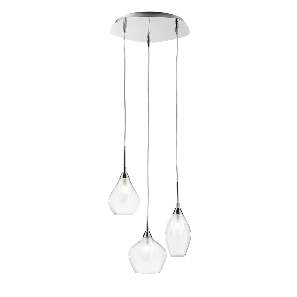 Cupra - Lampada a sospensione 3 diffusori