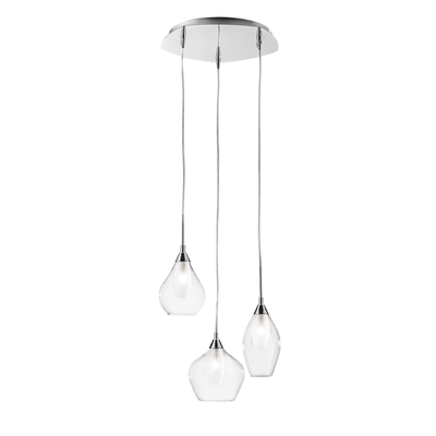 Cupra - Lampada a sospensione 3 diffusori