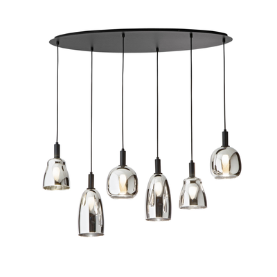 Rodi - Lampada a sospensione 6 diffusori