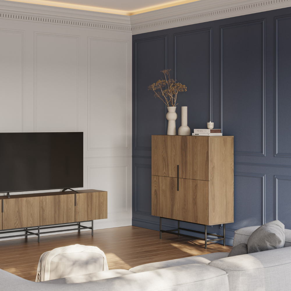 Anagni - Credenza a 4 ante