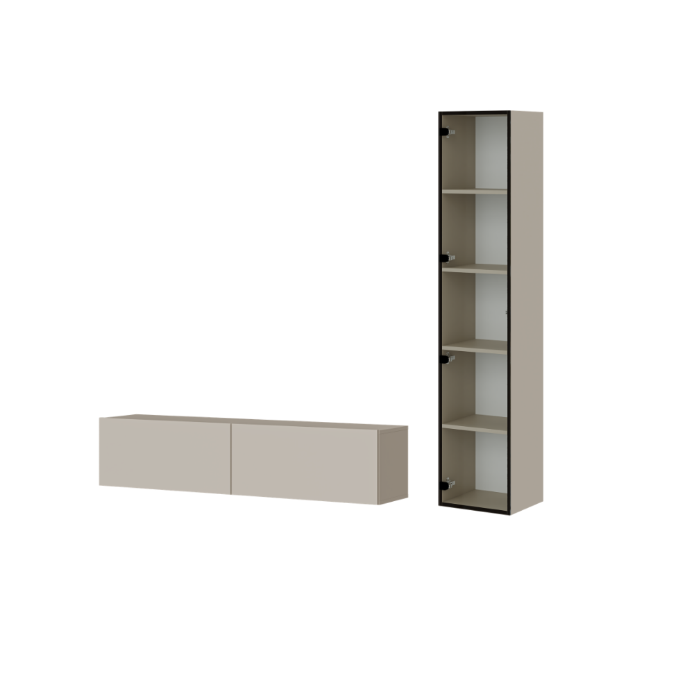 Dorno - Porta Tv 140 e vetrina