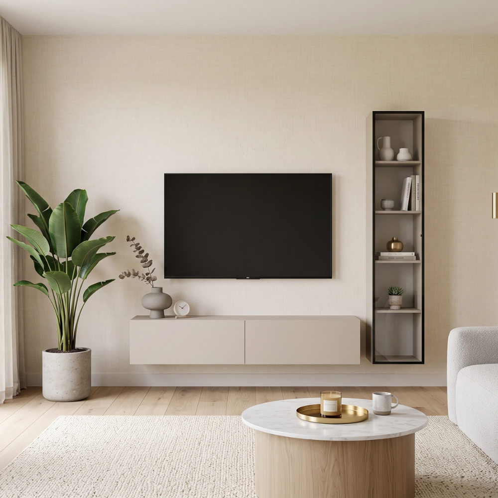 Dorno - Porta Tv 140 e vetrina