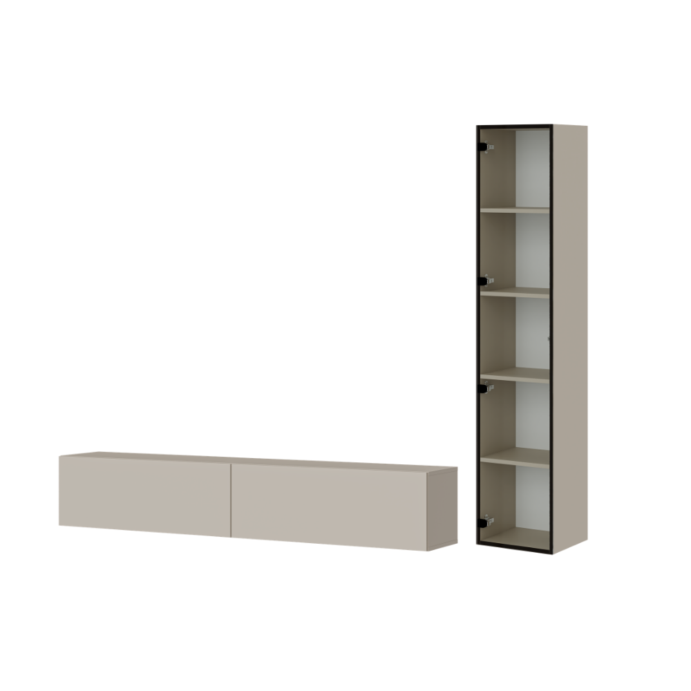 Dorno - Porta Tv 180 e vetrina