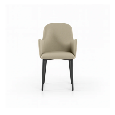 Bressanone - Set di 4 sedie gambe nere