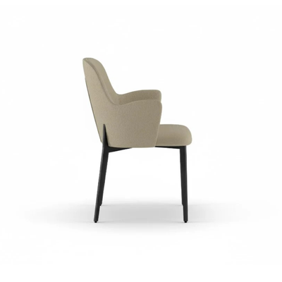 Bressanone - Set di 4 sedie gambe nere