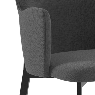 Bressanone - Set di 4 sedie gambe nere