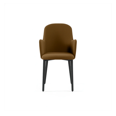 Bressanone - Set di 4 sedie gambe nere