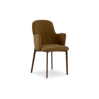 Bressanone - Set di 4 sedie gambe bronzo