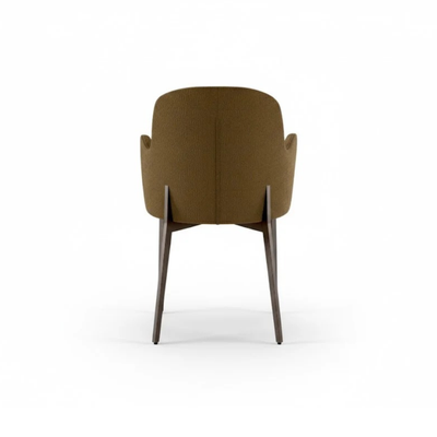 Bressanone - Set di 4 sedie gambe bronzo