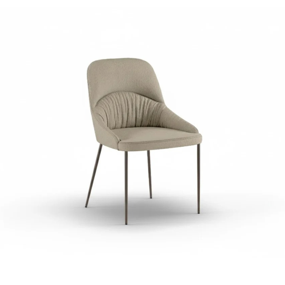 Positano - Set di 4 sedie gambe bronzo