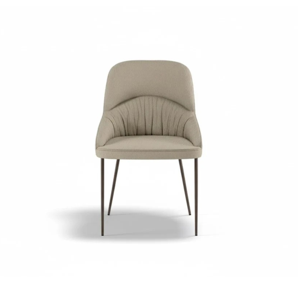 Positano - Set di 4 sedie gambe bronzo