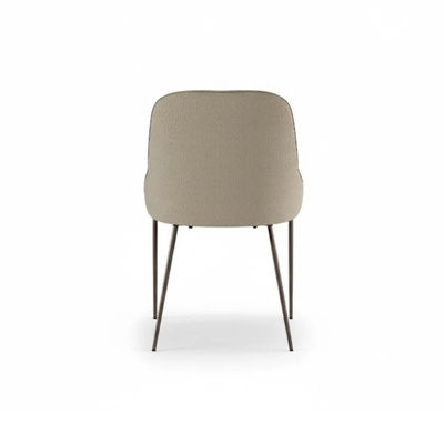 Positano - Set di 4 sedie gambe bronzo