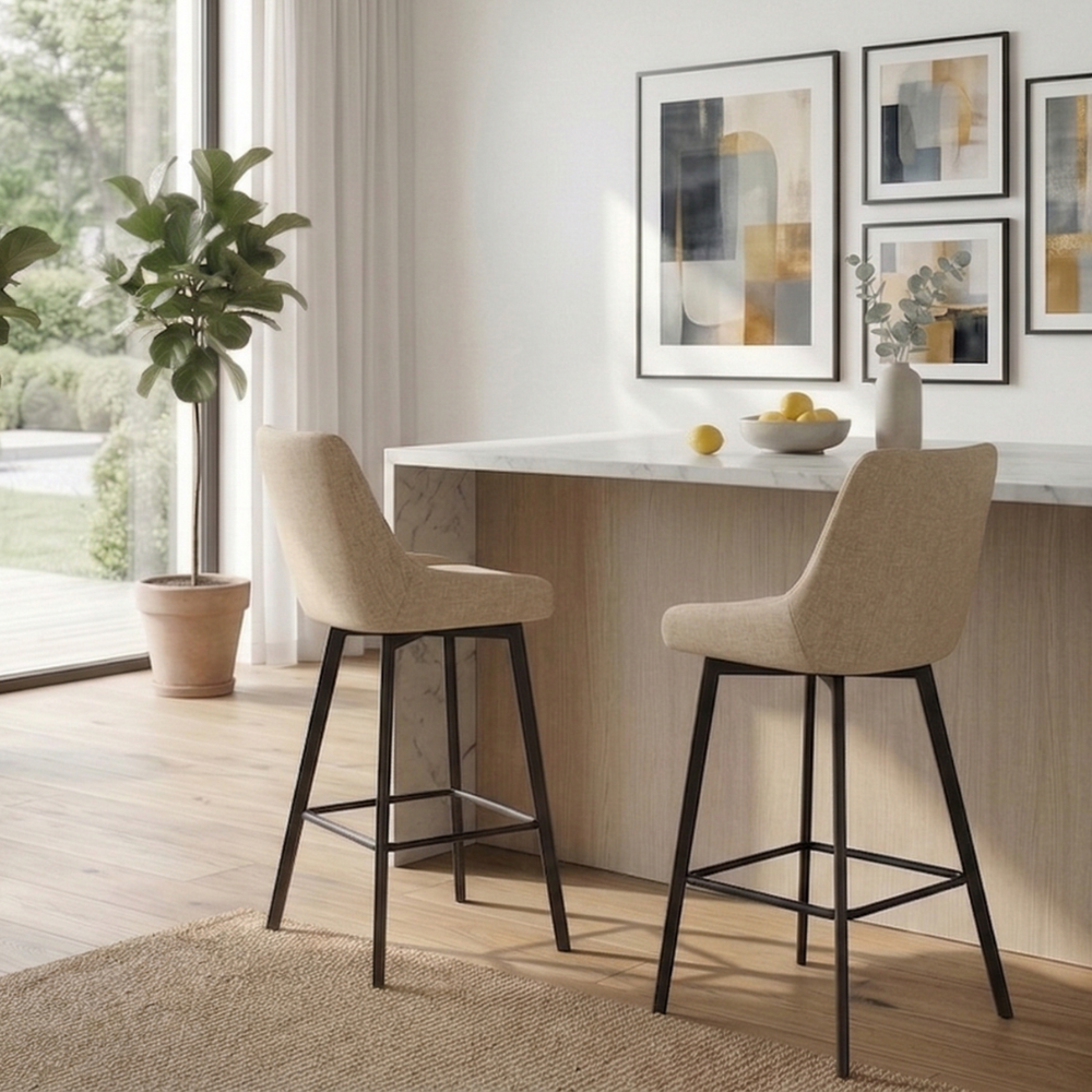 Altamura - Set di 2 sgabelli