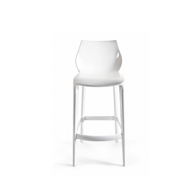 Mattinata - Set di 2 sgabelli lucido Made in Italy