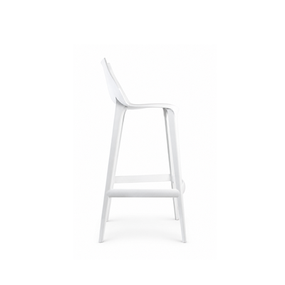 Mattinata - Set di 2 sgabelli lucido Made in Italy