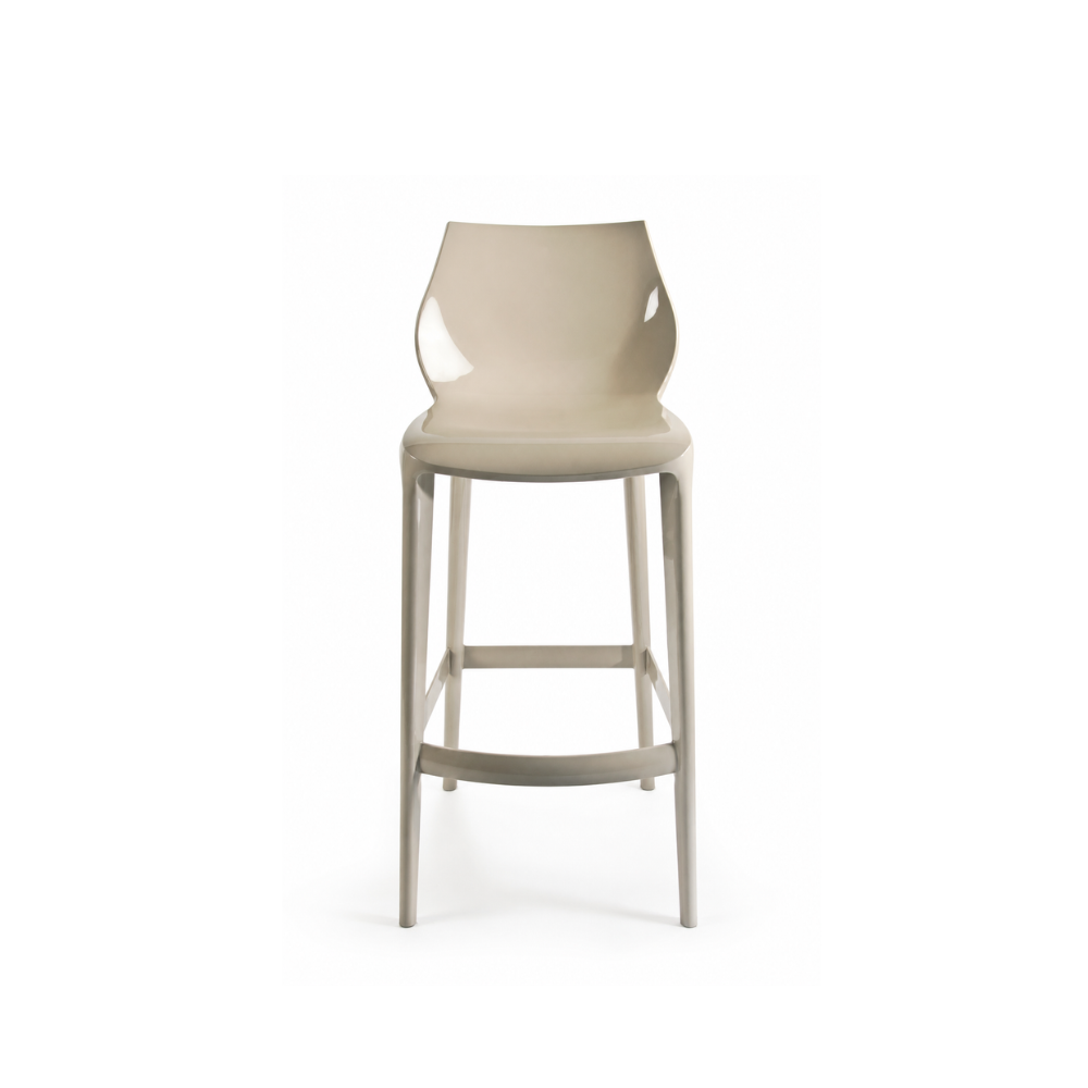 Mattinata - Set di 2 sgabelli lucido Made in Italy