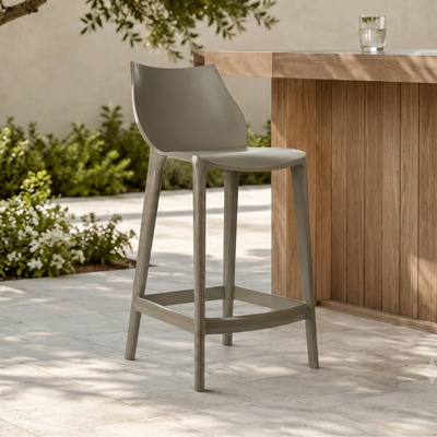 Mattinata - Set di 2 sgabelli opaco Made in Italy