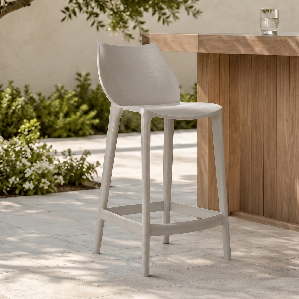 Mattinata - Set di 2 sgabelli opaco Made in Italy