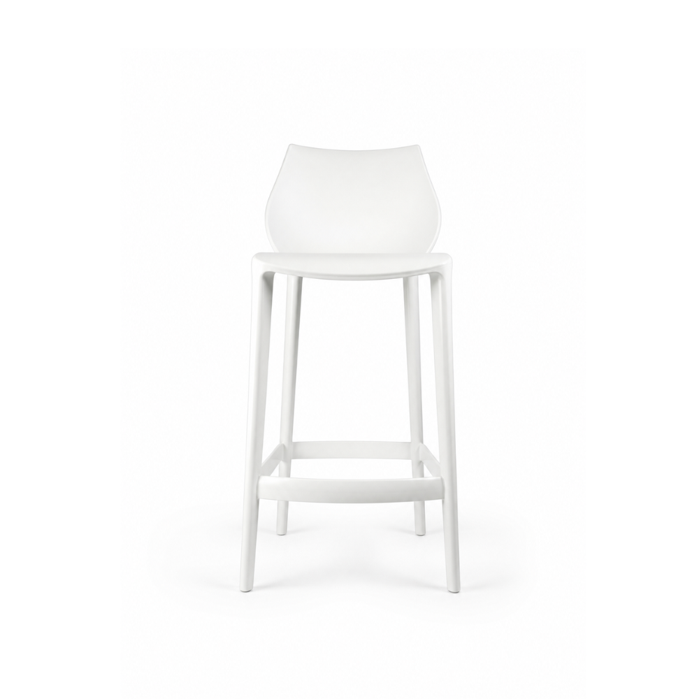 Mattinata - Set di 2 sgabelli opaco Made in Italy