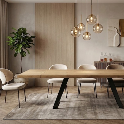 Milano 200 - Tavolo allungabile Made in Italy