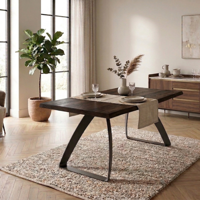 Milano 160 - Tavolo allungabile Made in Italy