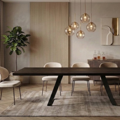 Milano 160 - Tavolo allungabile Made in Italy