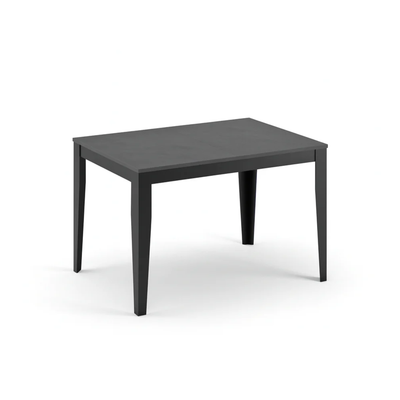 Novara 130 - Tavolo allungabile gambe nere Made in Italy