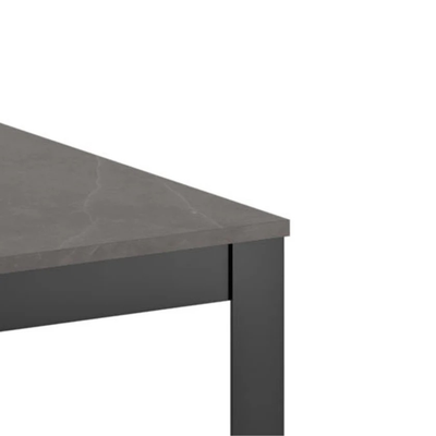 Novara 130 - Tavolo allungabile gambe nere Made in Italy