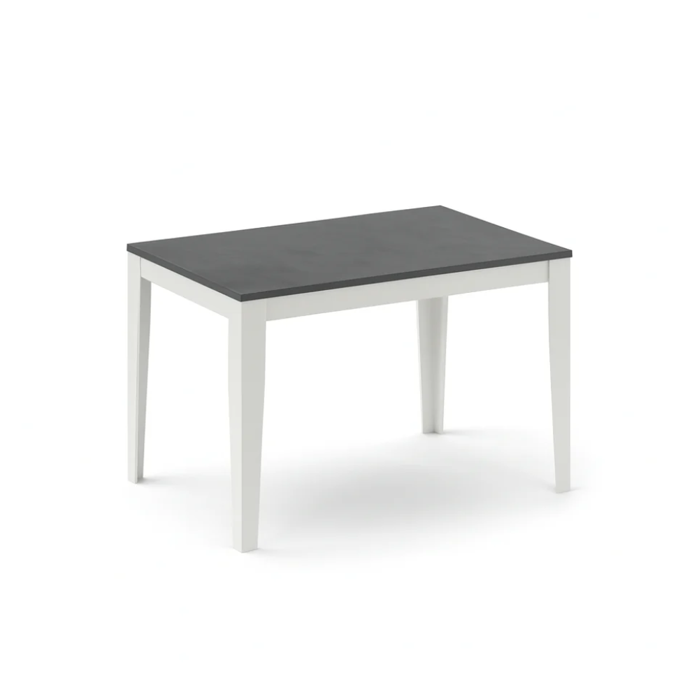 Novara 130 - Tavolo allungabile gambe bianche Made in Italy