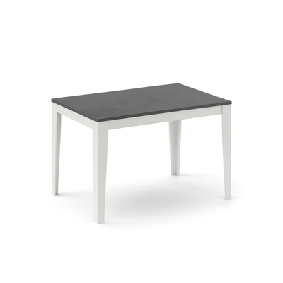 Novara 130 - Tavolo allungabile gambe bianche Made in Italy