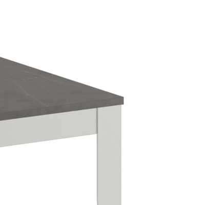 Novara 130 - Tavolo allungabile gambe bianche Made in Italy