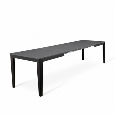 Novara 156 - Tavolo allungabile gambe nere Made in Italy
