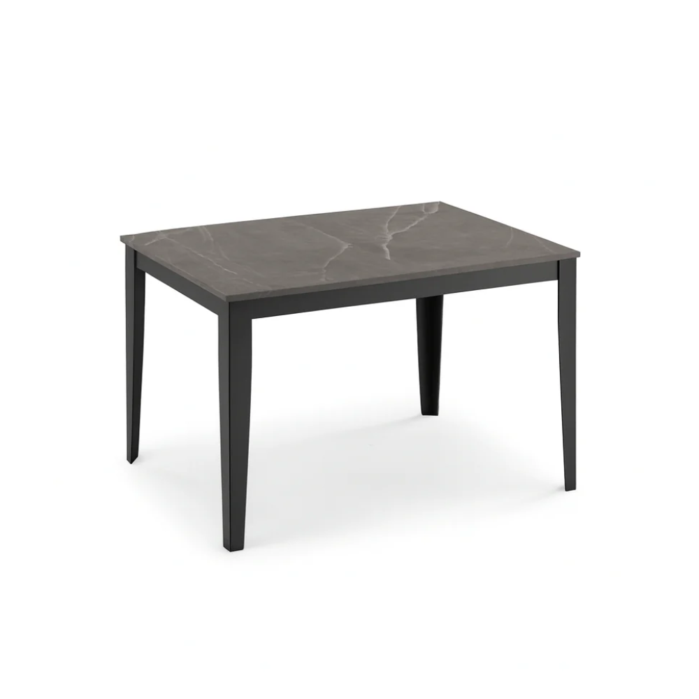 Novara 156 - Tavolo allungabile gambe nere Made in Italy