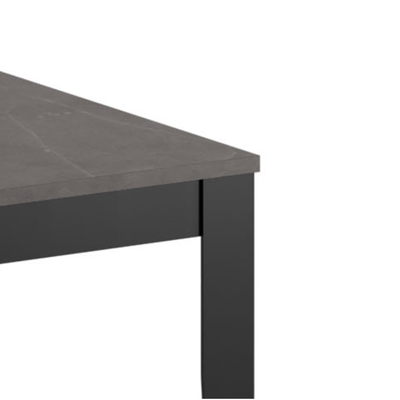 Novara 156 - Tavolo allungabile gambe nere Made in Italy